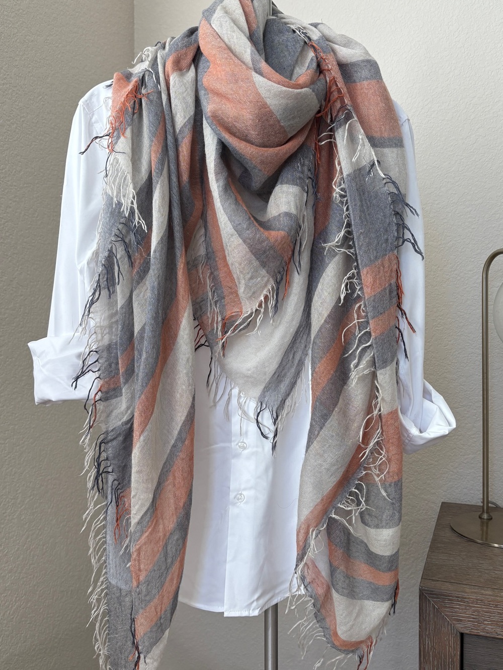 EUC Chan Luu Cashmere Silk Scarf Wrap